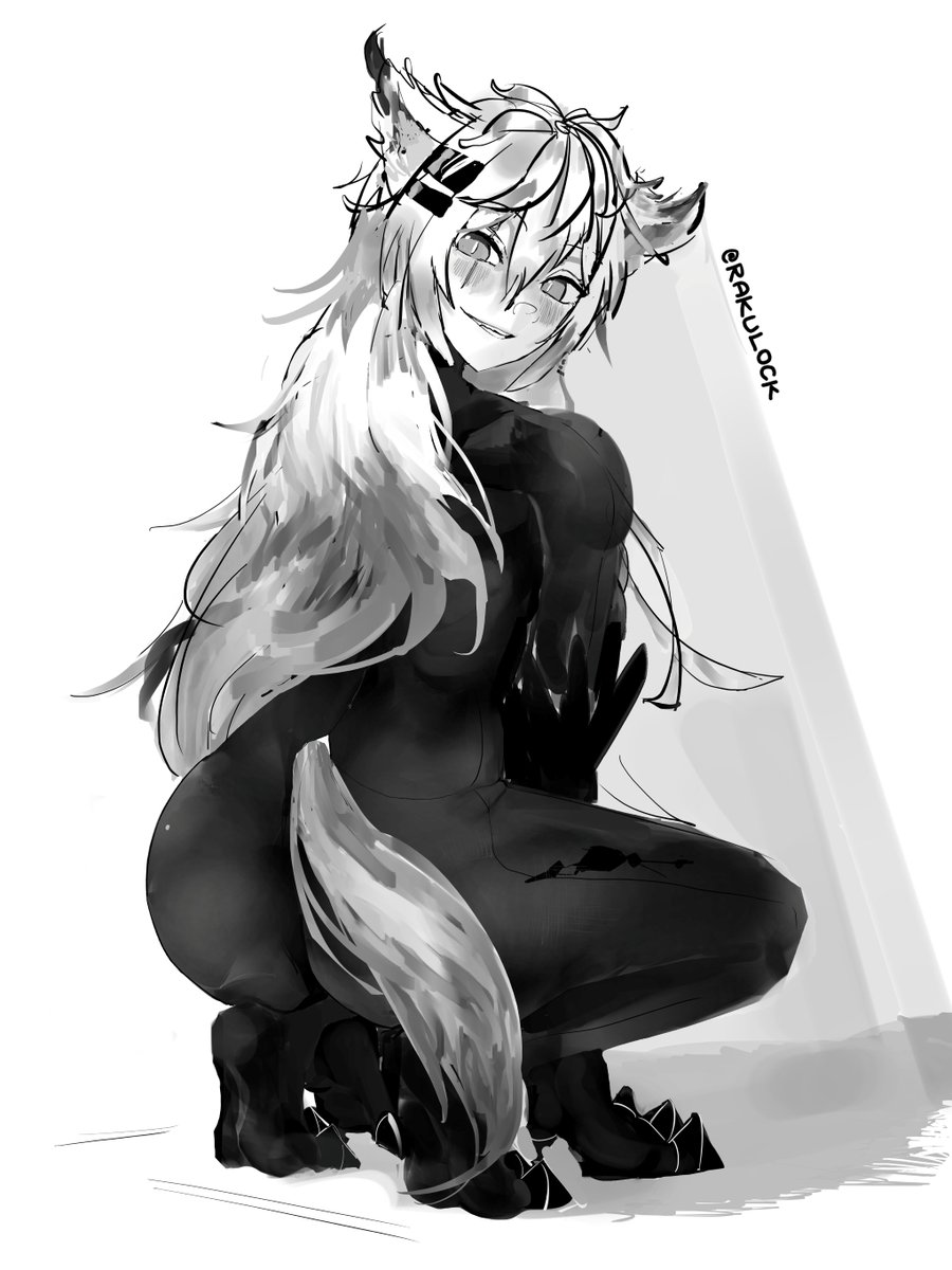 bodysuit lappland #Arknights