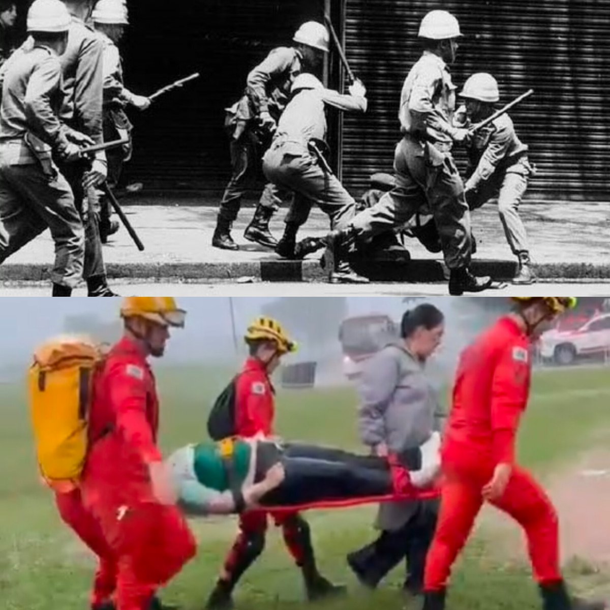 Como a Ditadura de direita tratava adversários// na 'ditadura' de esquerda