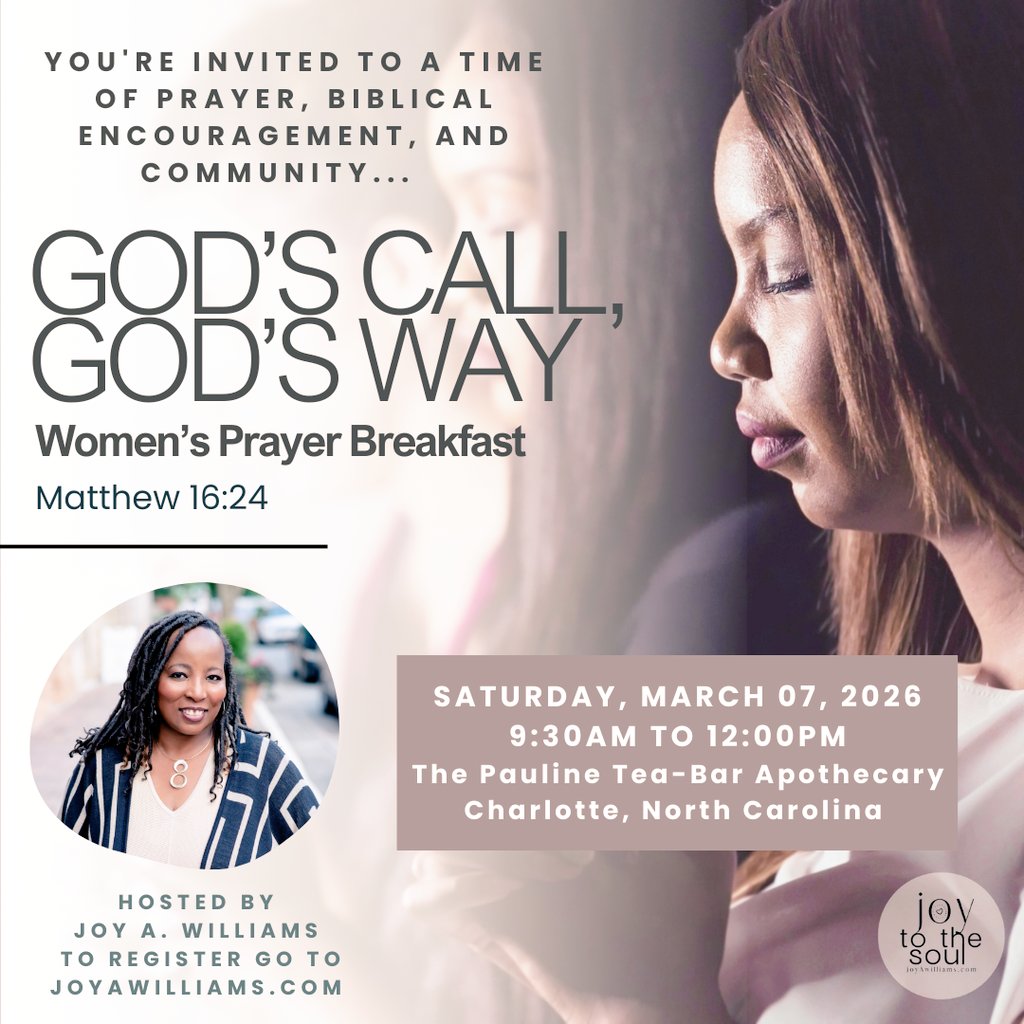 Ladies, I invite you to join me for the God's Call, God's Way Women's Prayer Breakfast on March 7 at 9:30 a.m. in Charlotte, NC! In the midst of many pressures and distractions in the world, it's imperative to seek God about His priorities.🙏🏽❤️ Link in profile. #prayer