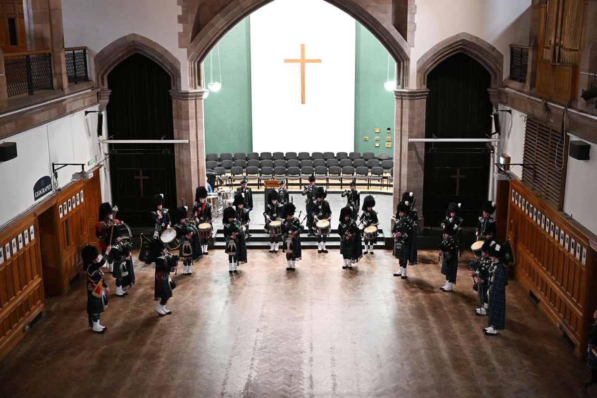 Friends of Campbell College Pipe Band tweet media