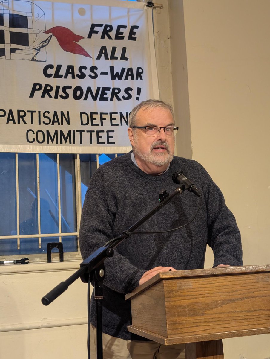 At its Holiday Appeal for Class-War Prisoners in NYC yesterday, the PDC emphasized the importance of the Prairieland case scheduled for trial in Fort Worth on February 17. This case is the front line in Trump's effort to criminalize Antifa, the Left and all his opponents as
