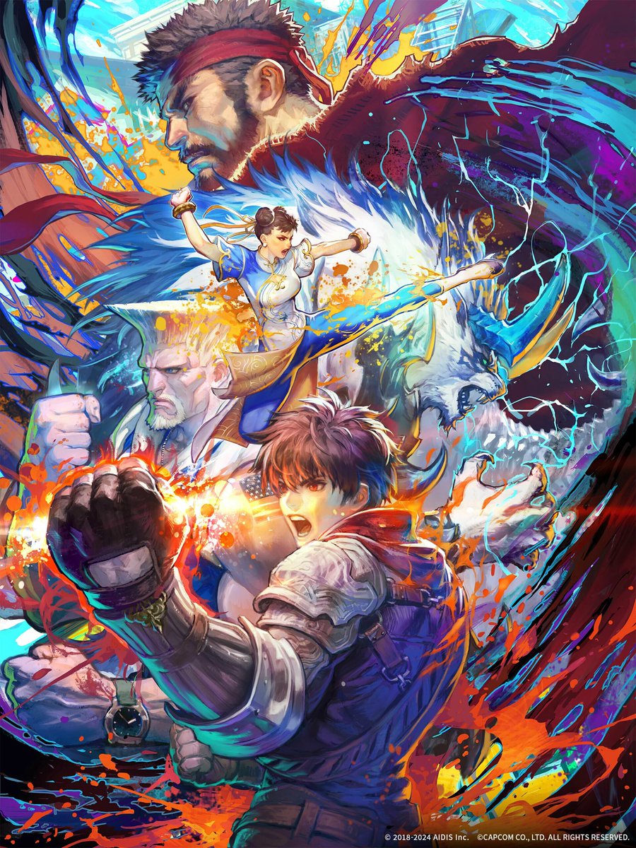 YamamotoElios's tweet image. Last Cloudia x Street Fighter artwork.

#CAPCOM #streetfighter #artwork #illustration #LastCloudia #ChunLi