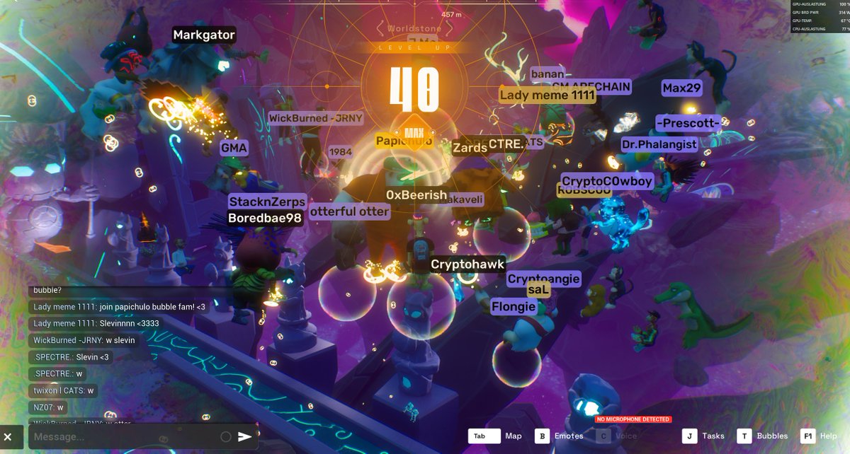 Proof of Play  <a href="/Papichulomeme/">Papichulo</a>
event in the top Secret Place Party. Nice Games and amazing Party. 

An meanwhile in the Bubble claim LEVEL 40.