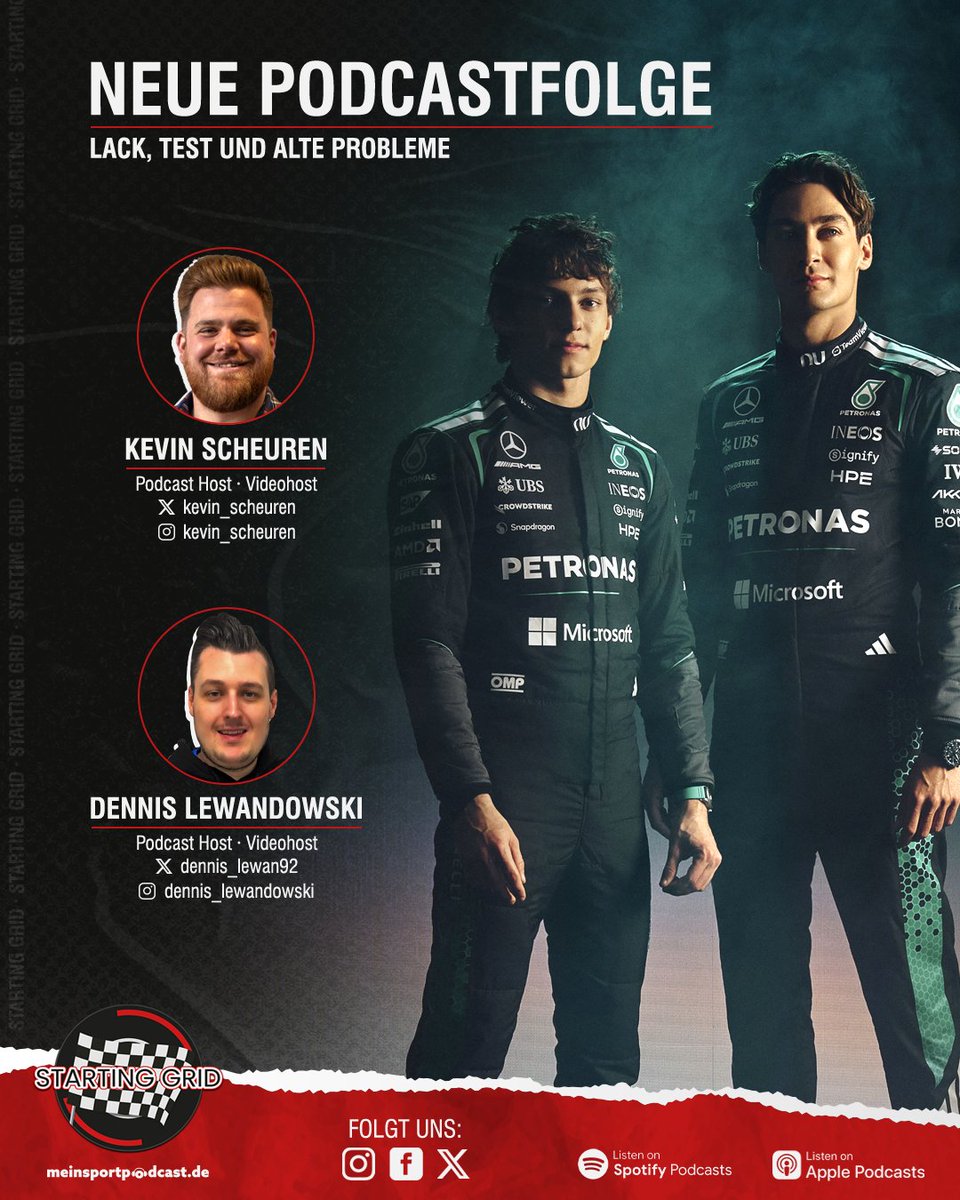 Starting Grid - Podcast tweet media