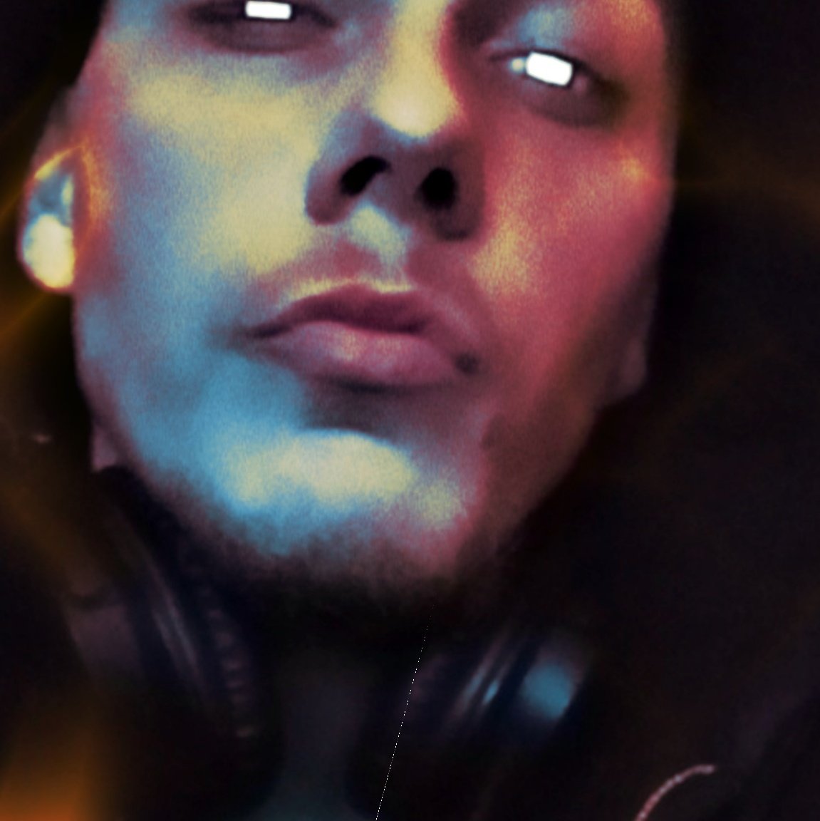 ORIONRIS3AND_'s tweet photo. An old pic I doctored up. 
What early stages of finding myself looks like
Creating a brand, making the mistakes to learn the software
With limited sleep, and a job to fund the gear and rest
A product of trial and error 
A Prototype https://t.co/PIoOVDlyhM