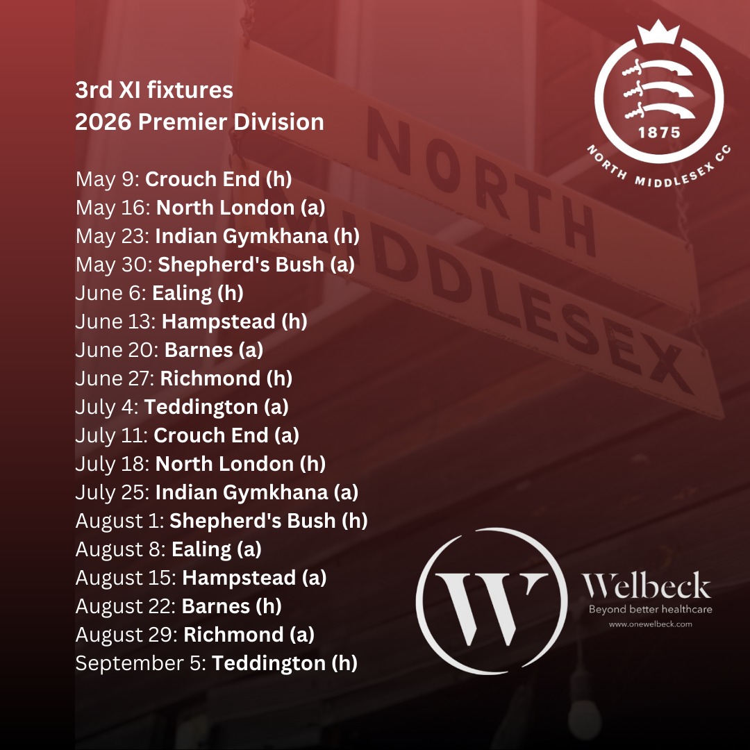 North Middlesex CC tweet media