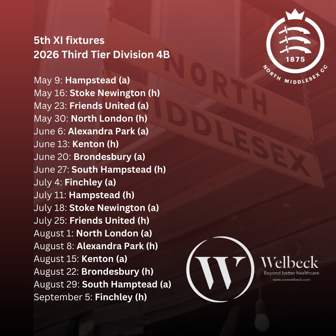 North Middlesex CC tweet media