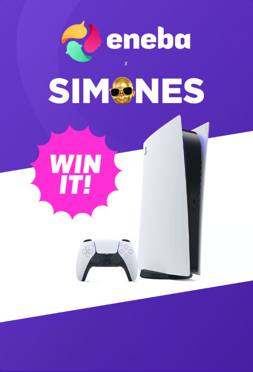 PremiosSimones's tweet photo. ¡Participa en el sorteo de una PS5 de parte de nuestro patrocinador oficial, Eneba! 🎮

Celebra los Premios Simones y usa el código SIMONES para 10% de descuento en Eneba desde el link y sigue los pasos del sorteo! 

El ganador se dará en los siguientes días! 🔥🏆
https://t.co/Z06WME1VLe