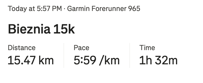 mczechpl's tweet photo. Kolejny tydzień przygotowań do Ironman 70.3 💪

1h 30 pływania.
25km biegania: Interwały plus long - Bieżnia uczy mentalu jak nic innego, duchota straszna
Rower - tylko 2h - recovery.

Razem 5h 30
Dużo lżejszy tydzień niż ostatni 8h50 ale trzeba utrzymać balans https://t.co/UT8hSwShP7