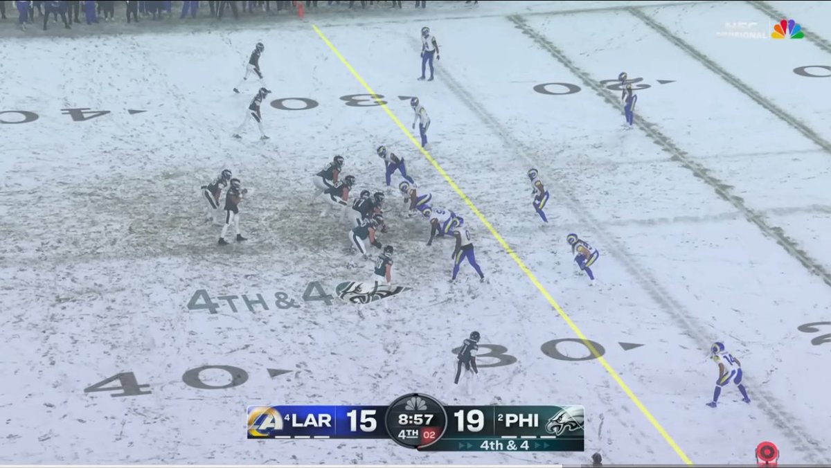 Jeff_Nowak's tweet photo. Romo has said multiple times he can’t remember the last time a major playoff game had conditions change this drastically throughout the course of the game as it has in Broncos-Patriots today. 

Meanwhile, one whole year ago: https://t.co/Zy4zhT7TGn