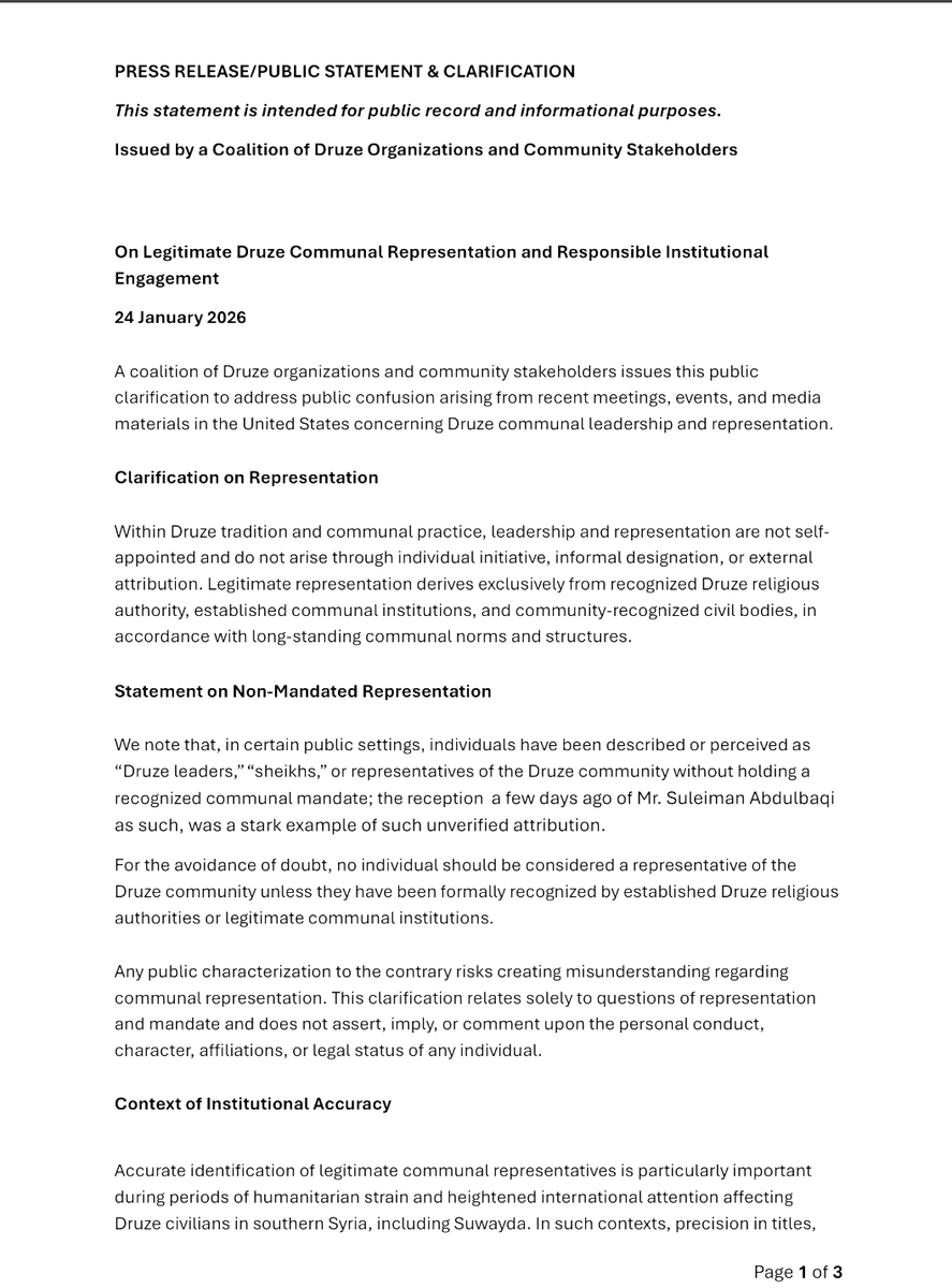 Global Druze -DGPAC- tweet media