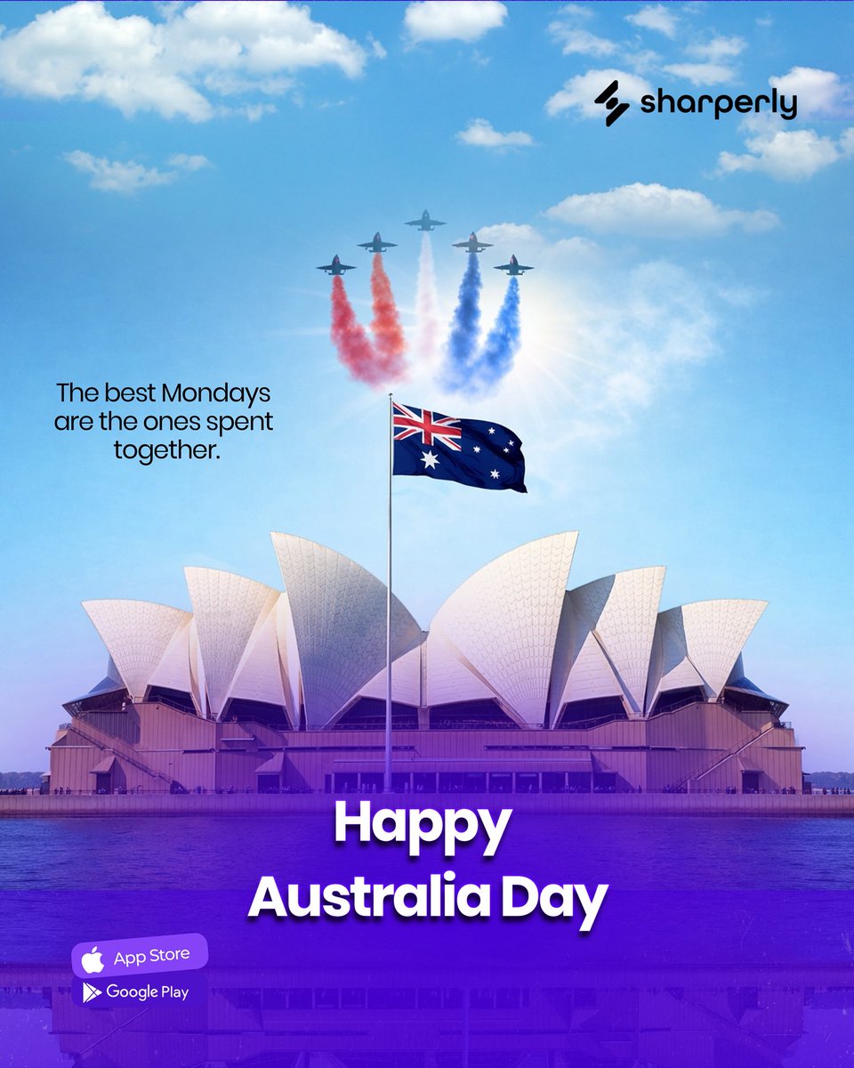 Today we celebrate the land we walk on and the people we share it with.

Happy Australia Day from the team at Sharperly🎉🎉

#AustraliaDay #australiaday2026