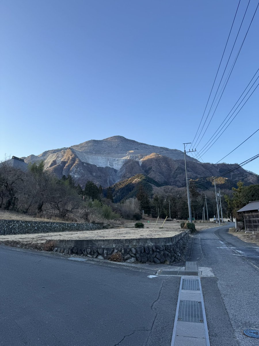 本日の武甲山
