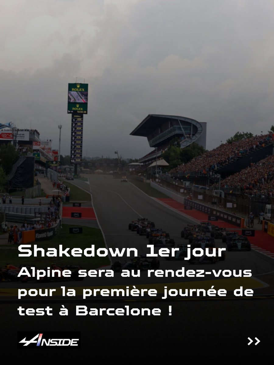 alpine_inside's tweet image. 🚨 PLACE À LA NOUVELLE GÉNÉRATION !

🇪🇸 L'ère 2026 débute officiellement à Barcelone ! Alpine est en piste pour attaquer cette 1ère journée sur les 5 prévues cette semaine. 

🛞 Voici les gommes choisies par l'écurie pour affronter cette semaine de tests :

⚪ 2x Durs (C1) 
🟡 9x…
