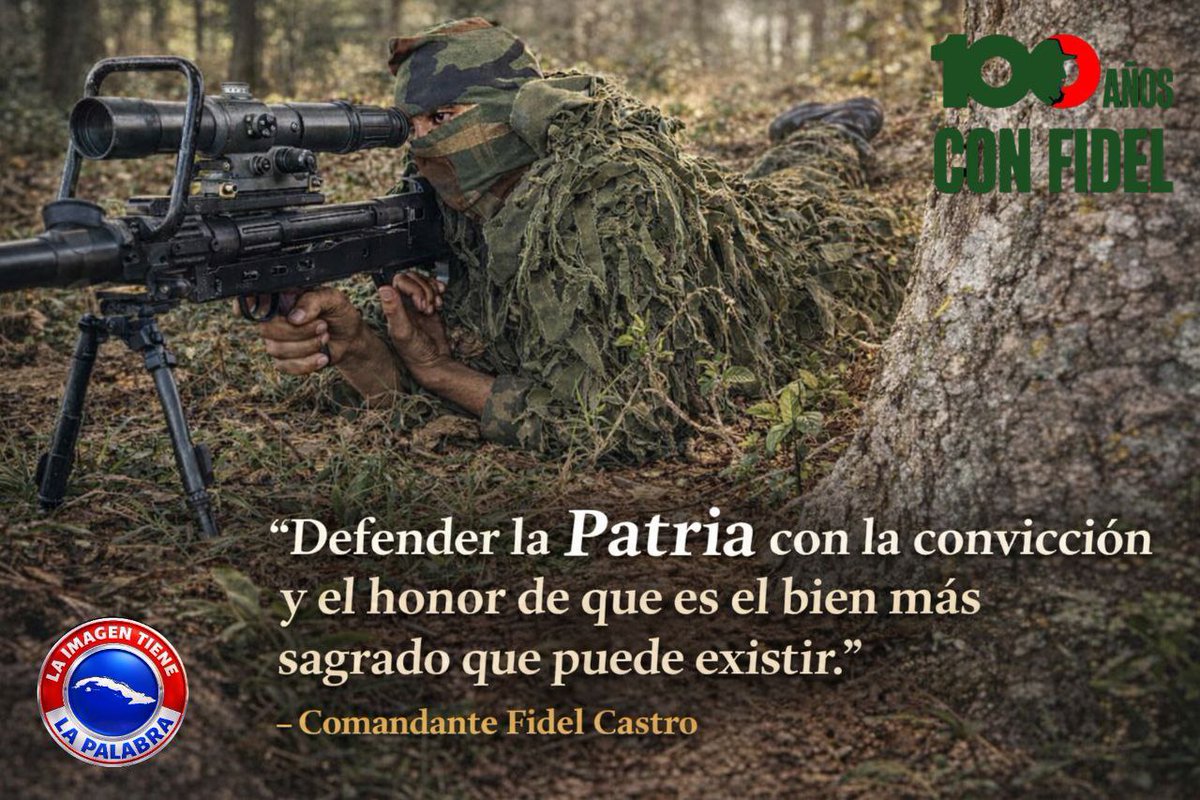 La defensa de la patria un deber sagrado de todo revolucionario #Cuba