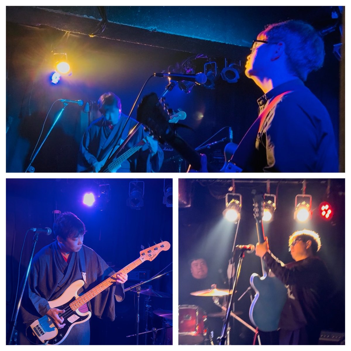 お越し頂いた皆様ありがとうございました♪
素敵な対バンの皆様で自分たちも楽しめ
刺激も貰えた夜でした。

1.老人と青二才
2.涙とカサブタ
3.三番街
4.名もない月
5.クロニコル
6.アーバンライナー

1/25(日)
扇町para-dice

#Phosfalls
#ネル
#DietGRRRL
#ロクゲンサン
#ElPrimo