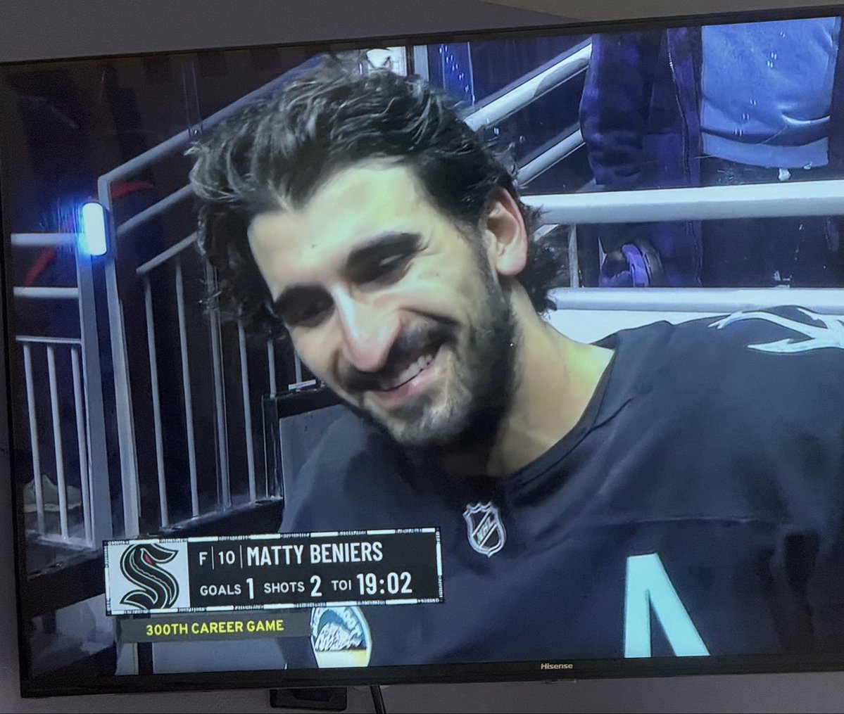 LisaMartinImage's tweet image. Mr. 300 🥰🥰💙🩵Congrats Matty &amp;amp; Kraken