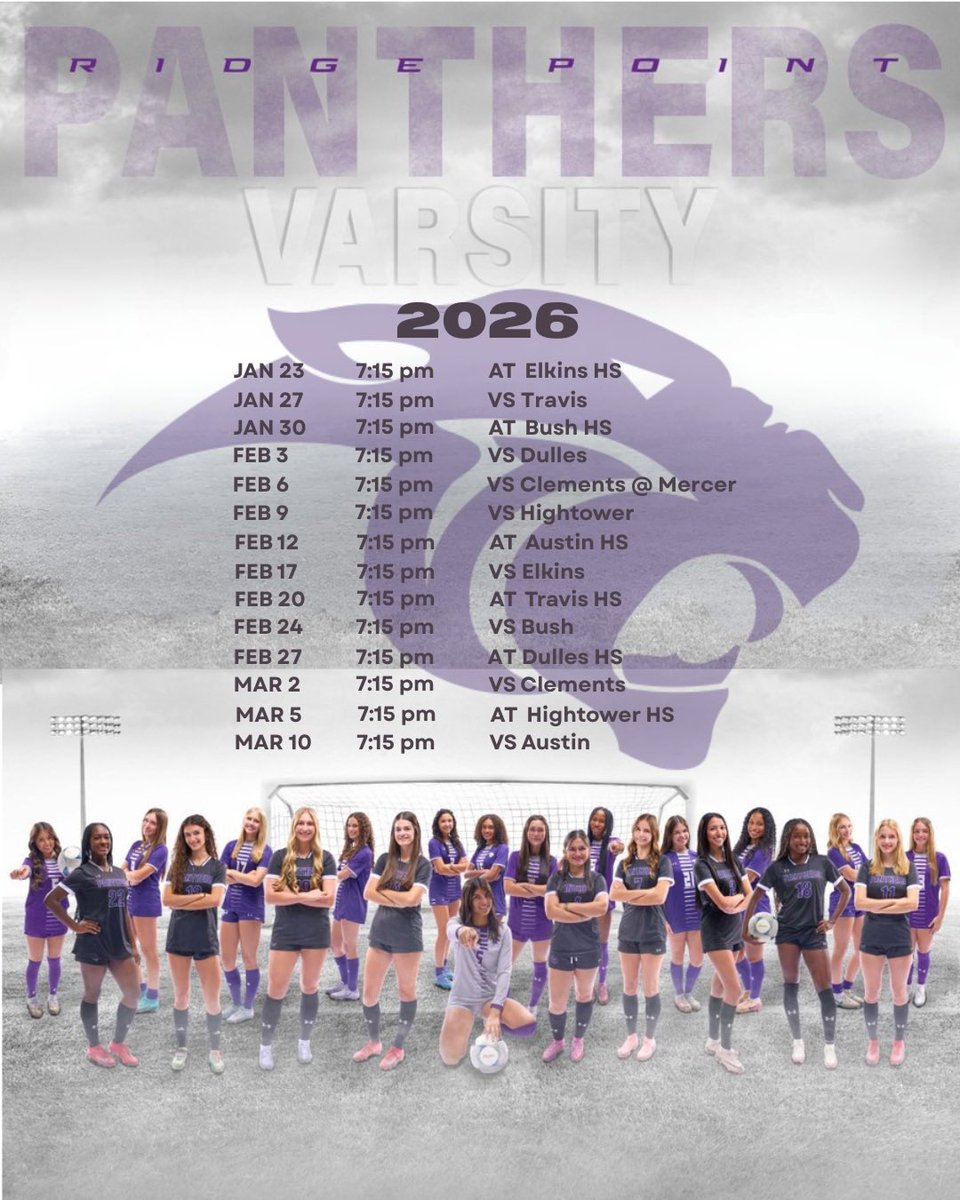 RPHSGirlsSoccer's tweet image. The 2026 Ridge Point Girls Soccer district schedule is HERE!

📸 credit:@jmpeters.photography
