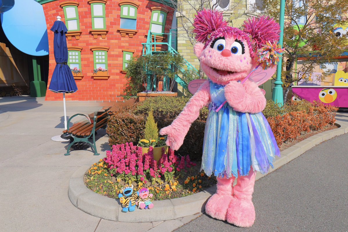 かわいいぬいちゃんたちとアビーちゃん🧚‍♀️🧸🎀

#USJファン #USJ  
#セサミ #セサミストリート 
#sesame #sesamestreet