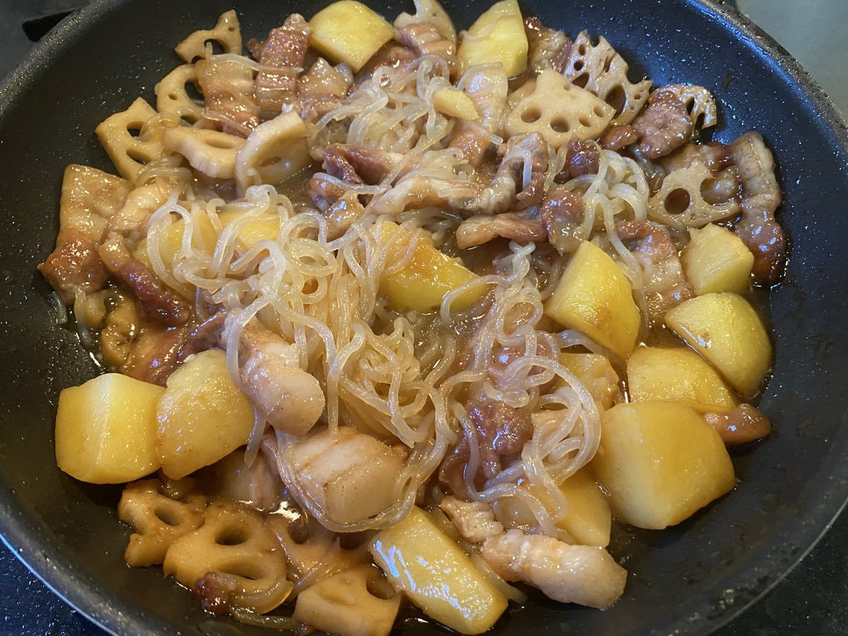 美味しく出来ました🔪🥔🐷