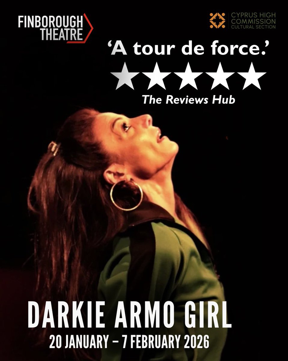 Darkie Armo Girl  is back on stage! 
Tickets available through the link in our bio. Tickets also available for purchase in person. 
.
#MeTooTheatre #ArmenianTheatre #newwriting #finboroughtheatre #london #theatre #monologues #feminism #feministtheatre #autobiographincaltheatre
