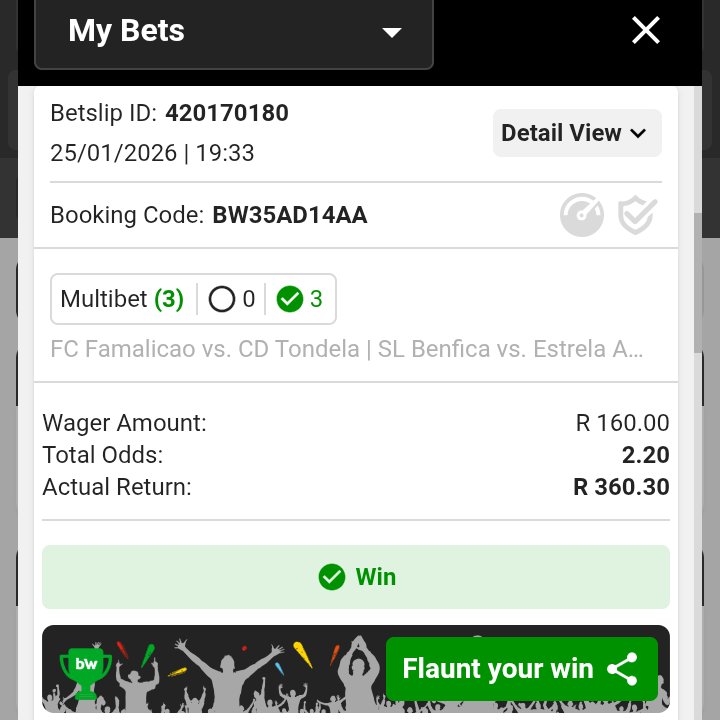 Congratulations to those who followed