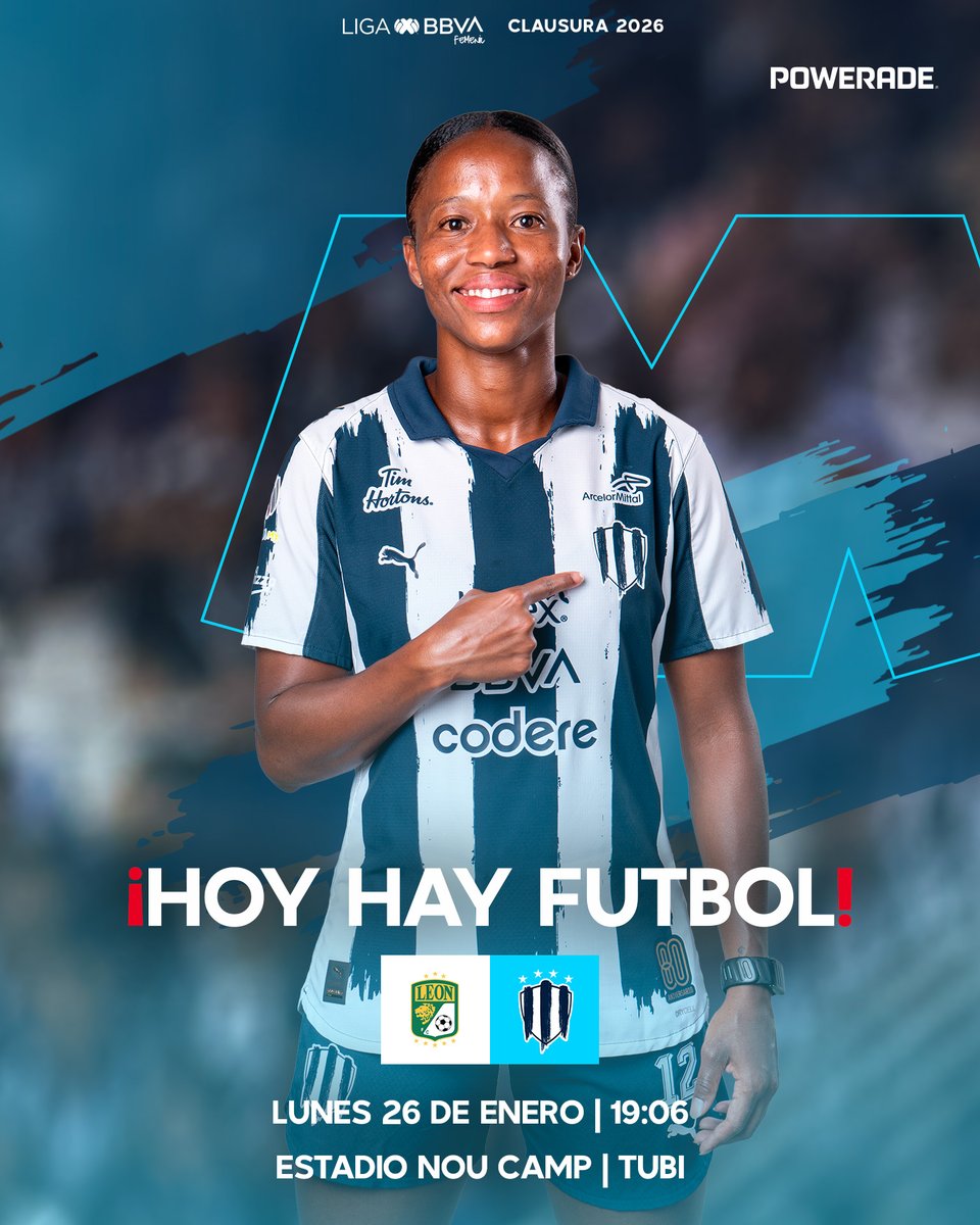 ¡HOY JUEGAN LAS RAYADAS DE MONTERREY! ⚽️🔥

<a href="/PoweradeMx/">Powerade</a>