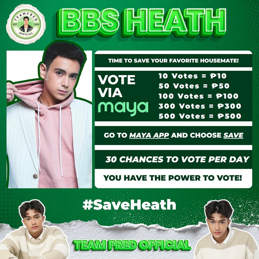 Focus on BBS HEATH
Why do we support HEATH? 
-his been there to support Fred and be a friend.
-his one of the housemates that FRED is supporting.
-his supporters loves FRED! 

Please BBS HEATH don't stop voting for him! <a href="/HeathWaversOFC/">HEATH WAVERS OFFICIAL</a>