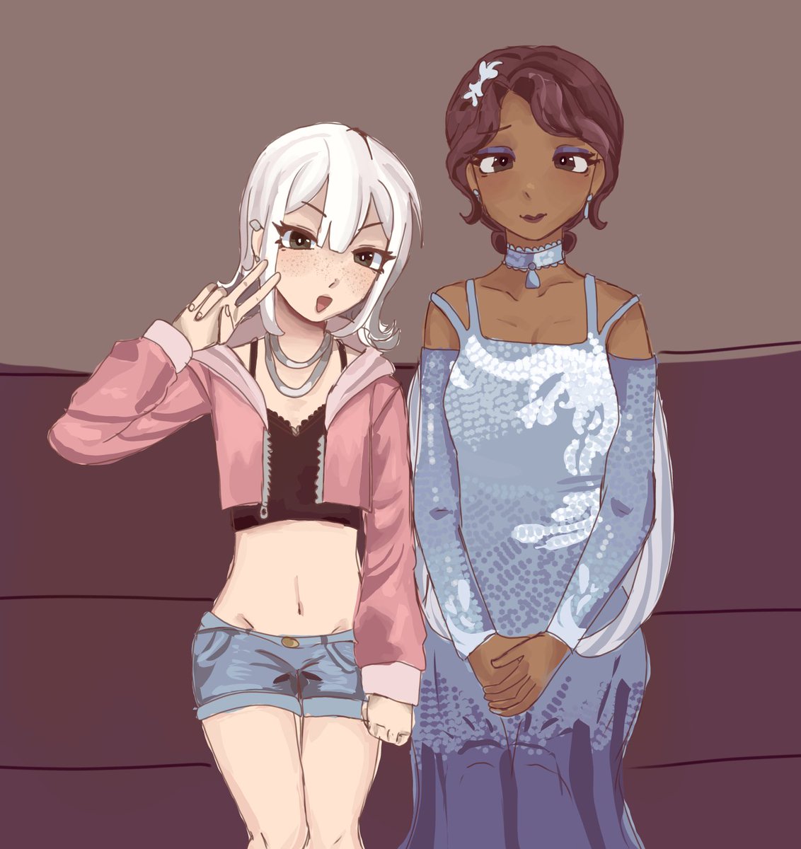 cherriipiezz's tweet image. ultrav yurislop that will probably never happen in canon but it’s okay bc they r yuri !!!

#drultrav #ultrav
