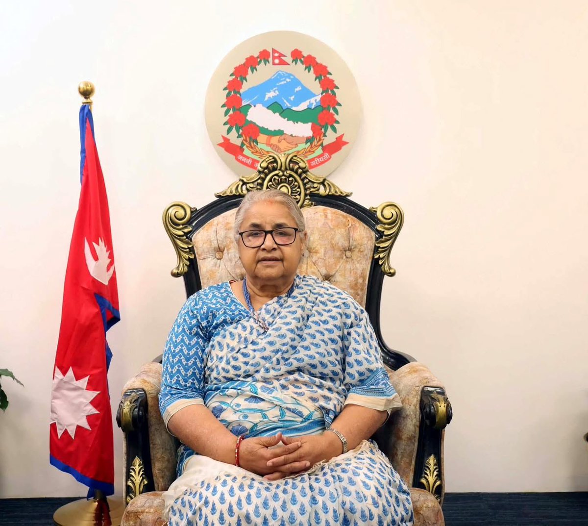 PM Sushila Karki says, “यो देश हाम्रो हो, हामीले नै बनाउने हो । हामीले नै यसलाई बस्न लायक बनाउने हो । हामीले नबनाए कोही आएर बनाइदिँदैन । यहाँका तमाम बेथि"तिबाट भा'ग्ने होइन, हामी आफैं डटेर सामना गर्नुपर्छ । आफू बसेको ठाउँ आफैं सफा गर्नुपर्छ । सिप आफ्नै व्यक्तित्व तथा राष्ट्रिय