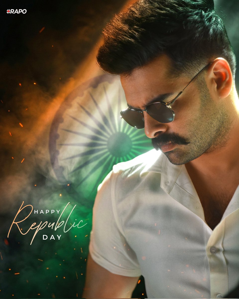 Born Indian. Forever proud 😎❤️‍🔥

Wishing everyone a very happy #77thRepublicDay 🇮🇳 

#RAPO #RepublicDay