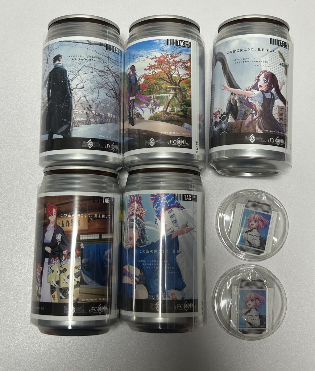 譲渡] FGO over the same sky ラベル缶 tag live label 譲) ラベル缶