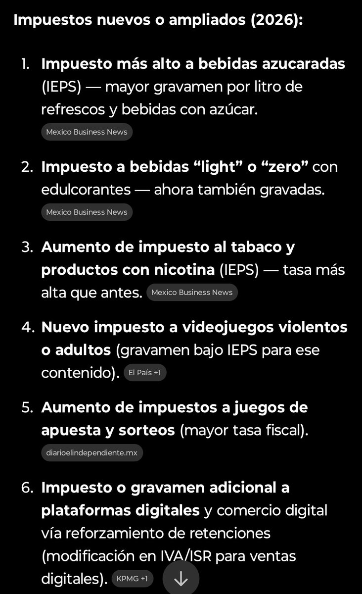 gerardorivca's tweet photo. @publicaagente @BARUCHEITOR Mira mi estimado chario ignorante te paso una lista de los impuestos que si puso desde el anciano cabeza de pañal hasta ahorita con Claudia https://t.co/bGunlyrUQE