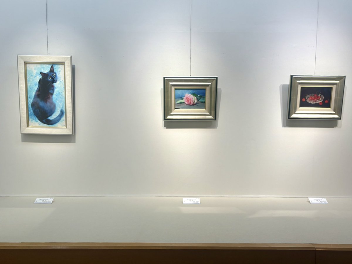 個展最終日💠
16時までなのでお気をつけください！
絵をお迎えいただいたため展示されていない作品もありますので、どうぞご容赦くださいませ🙇🏻‍♀️
最後までどうぞよろしくお願いいたします✨ #art
