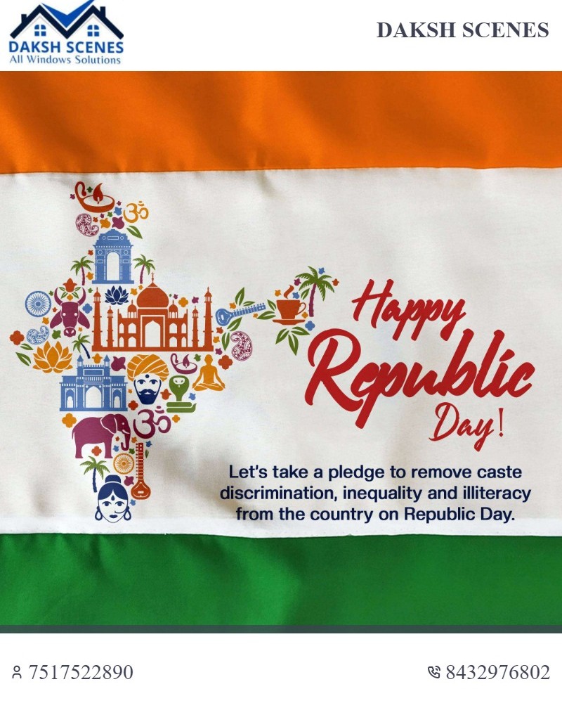 DakshScenes's tweet photo. HAPPY REPUBLIC DAYLet's Take A Pledge To Remove Caste Discrimination, Inequality And Illiteracy From The Country On Republic Day. https://t.co/ocsLkAoGD0