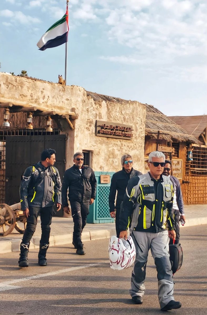 ajithFC's tweet image. Arabian odyssey ride with AK. 

| #AK #Ajith #Ajithkumar | #AK64 |