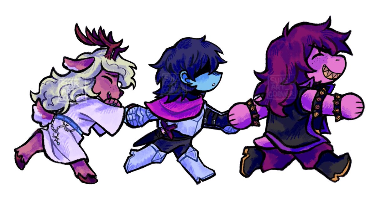 first attempt at chibis... my krusielle...
.
#DELTARUNE #krusielle