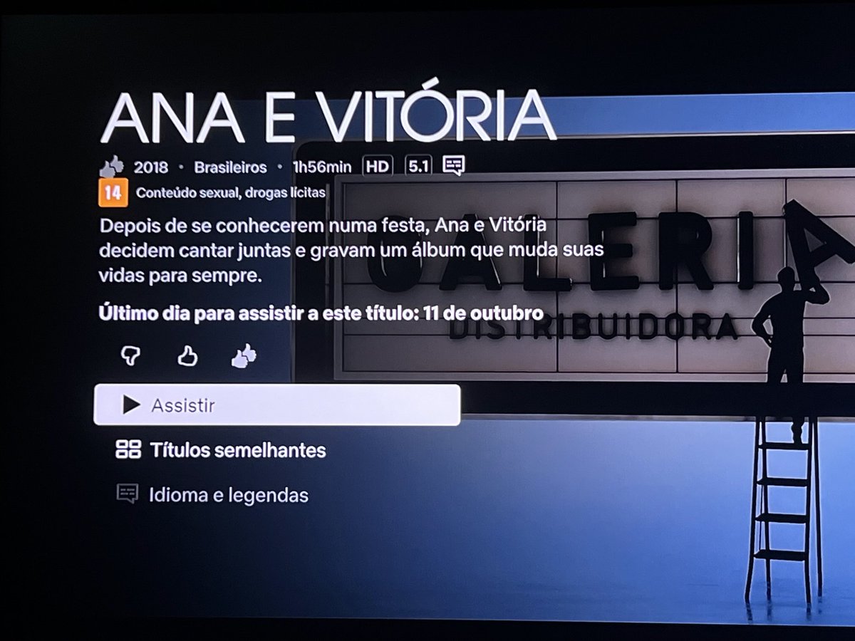 agora uma saudade: filme ana e vitória na ⁦<a href="/NetflixBrasil/">Netflix Brasil</a>⁩ 🥲🥲🥲🥲