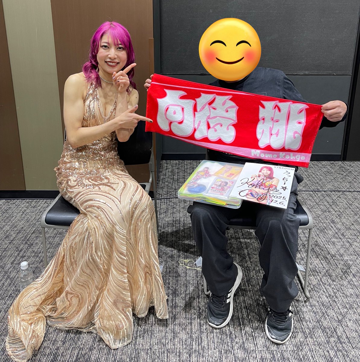 スターダム ツーショット撮影会 名古屋サイン会ぶりのコモモさんとも