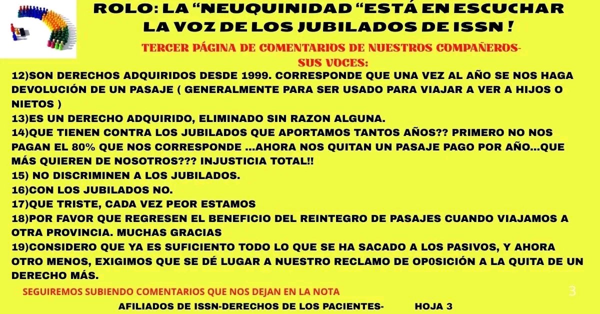 Afiliados de ISSN- Derechos de pacientes tweet media