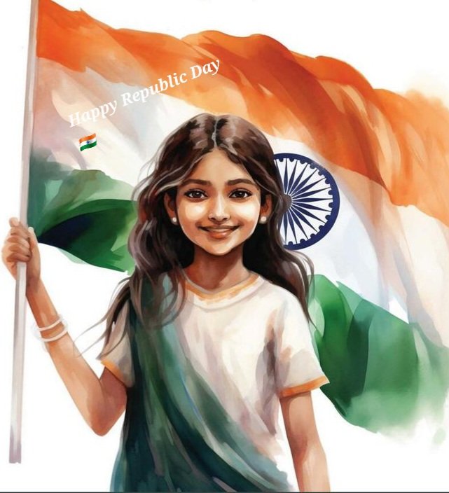 हाथ में तिरंगा दिल में अभिमान...,
हमसें हैं भारत की सच्ची पहचान !!! 
जय हिंद!!! 🇮🇳
#RepublicDay