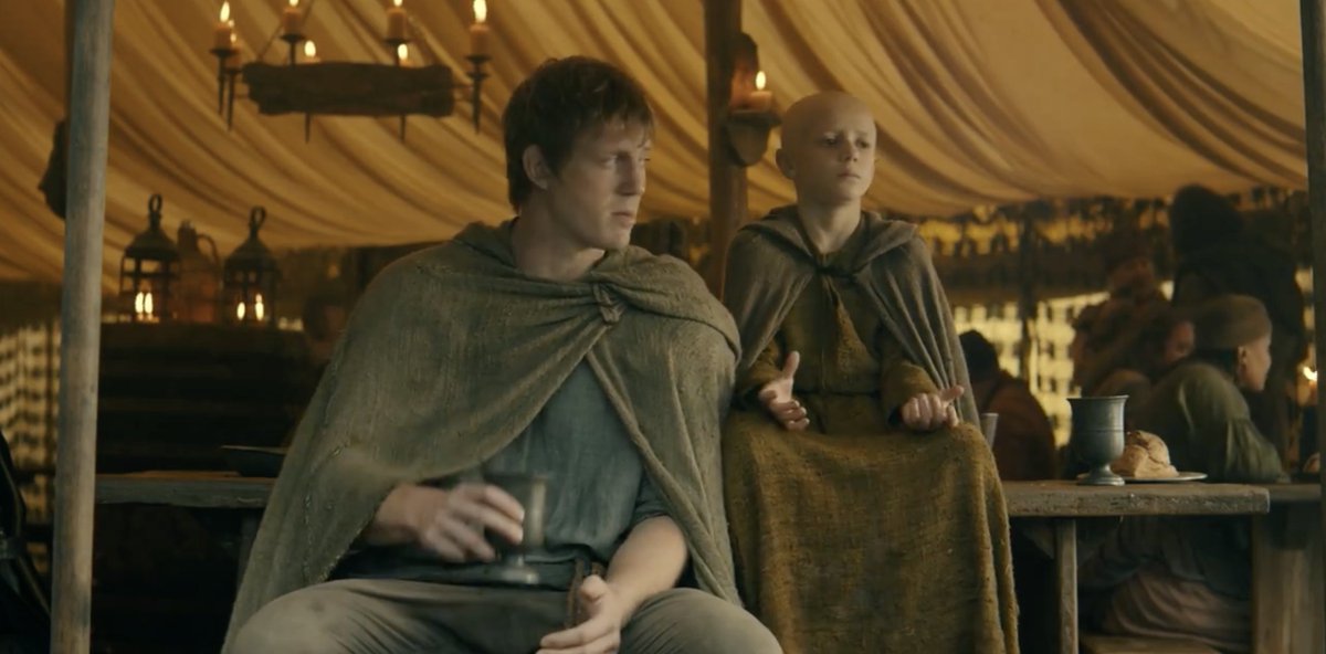 Dunk: Everyone's always told me I was stupid.
Egg: And? 
Dunk: Hm?
Egg: Hm What?
Dunk: What?
Egg: What did you do when people said you were stupid, ser?
Dunk: What businees is that yours? My problems are my own.
Egg: ???

#AKOTSK #AKnightOfTheSevenKingdoms