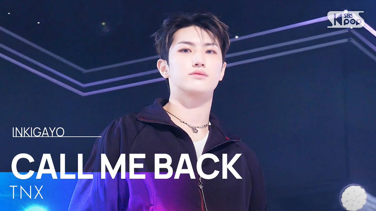 [🎥]
CALL ME BACK - TNX | SBS 260125 방송

YouTube ➡ youtu.be/0_NZZXpFPNA?si…
네이버TV ➡ naver.me/x9zvp6dU

#TNX
#CALLMEBACK
#PNATION #피네이션