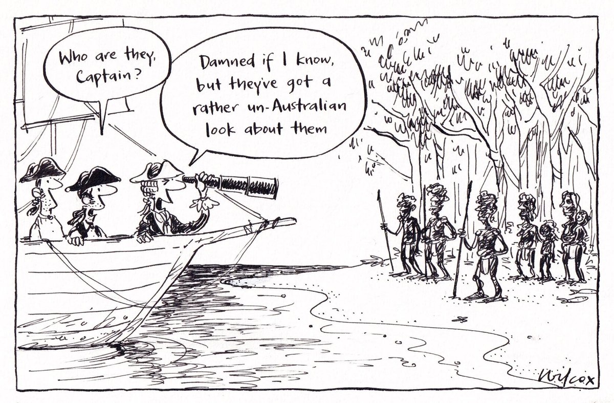 MikeCarlton01's tweet image. She does it again.  Had the pleasure of meeting Cathy Wilcox the other day. Delightful.