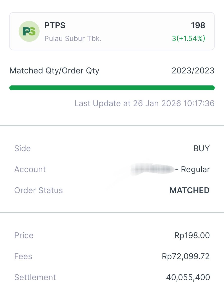 BuayaEmpang's tweet image. Verify the thesis, ignore the noise. Accumulate!

#IDX #saham $PTPS