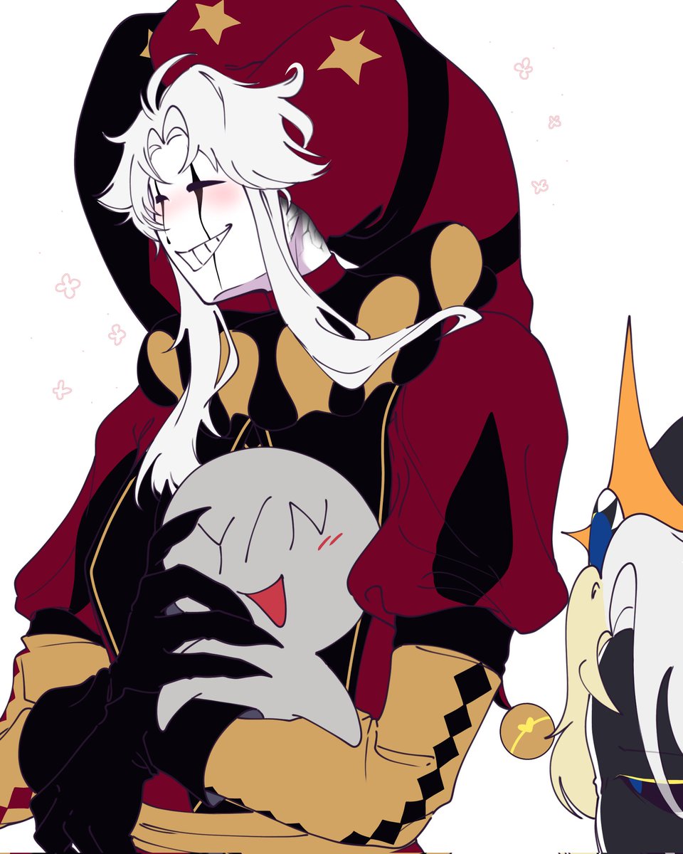 Pierrot with Y/N plushie #thefreakcircus #tfc