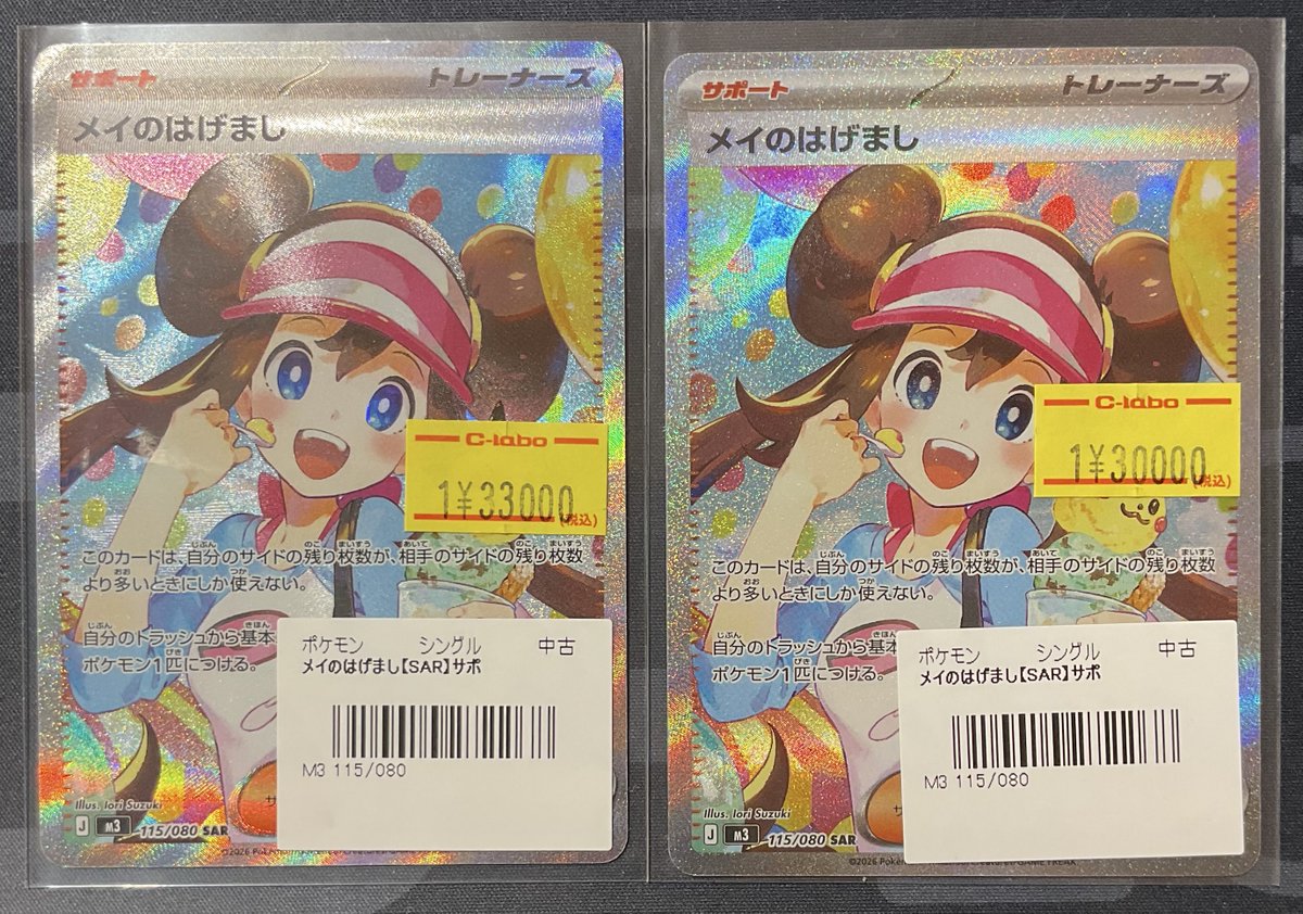 メイのはげまし SAR ポケモンカード マグネットローダー入 ポケカ メイ