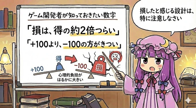 損した記憶は残り続ける。 