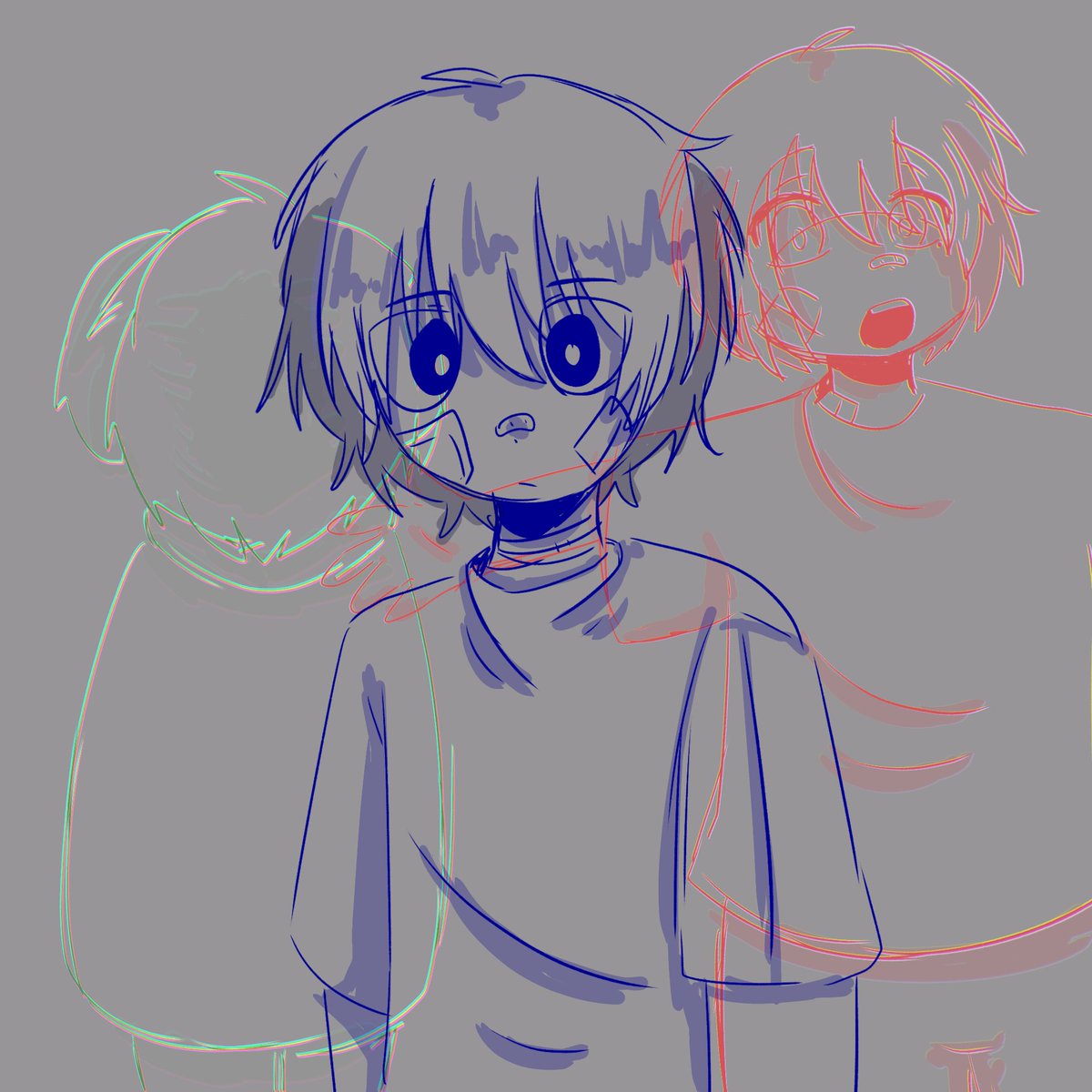 Was honestly just playing with rhe filters and my drawing tablet
 #ebyl #ebylfanart