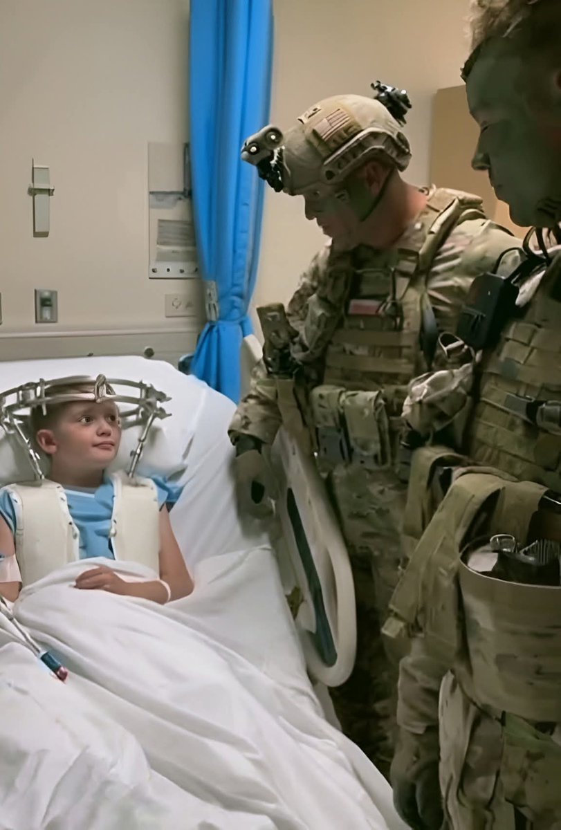 He hadn’t smiled in days. Fear had taken over as he waited for his twelve-hour surgery. Then, two Navy SEALs walked into his hospital room and everything changed.

Ten-year-old Cody had been in the hospital for weeks after a terrible car accident. His spine was so fragile that